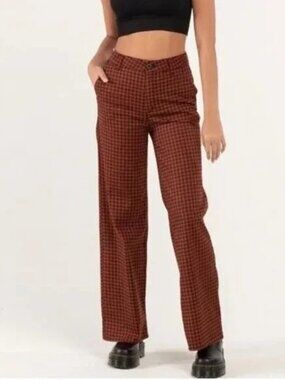 Brixton Checkered Wide Leg Pant 27